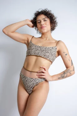 Rolling Vento Reversible Selva Bottoms - Beige Leopard/Chocolate -Pole Dance Clothing Shop Copiade MG 7241