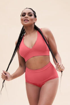 Lunalae Courtney V Neck Top - Recycled Watermelon -Pole Dance Clothing Shop Copyof1255TP 1012 2 1 90a09b4b 5e9b 418b ae47 baa1b157b782