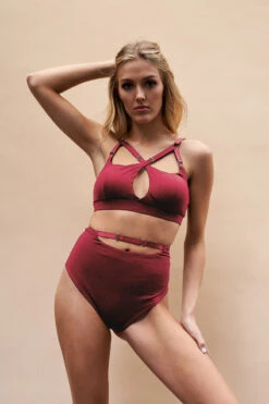 Lunalae Hannah Top - Recycled Burgundy -Pole Dance Clothing Shop Copyof220701 LunaLae 18 0818copy d1653171 5c35 4d94 b8eb c8e5848777ac