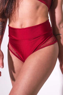 Sorte Feeling Myself Bottoms - Red 9 Sorte Feeling Myself Bottoms - Red -Pole Dance Clothing Shop DSC05174