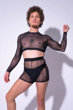 Sorte Twilight Bottoms - Black 14 Sorte Twilight Bottoms - Black -Pole Dance Clothing Shop DSC1722 1