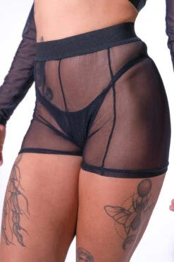 Sorte Twilight Bottoms - Black 12 Sorte Twilight Bottoms - Black -Pole Dance Clothing Shop DSC1801 Edit 1