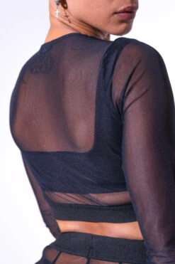 Sorte Twilight Top - Black -Pole Dance Clothing Shop DSC1811 Edit