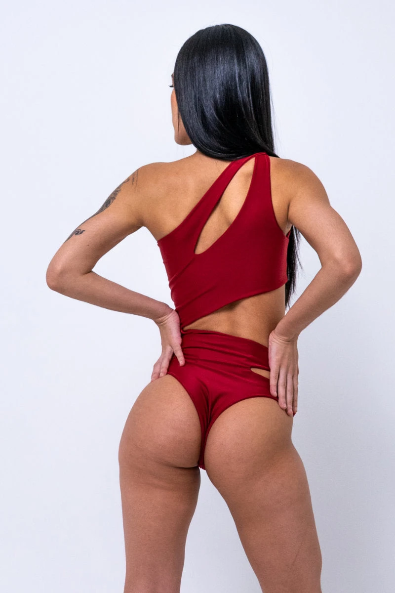 Sorte Under My Spell Bodysuit - Red 2 Sorte Under My Spell Bodysuit - Red - Image 2