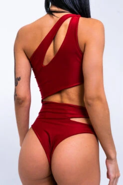 Sorte Under My Spell Bodysuit - Red -Pole Dance Clothing Shop DSC4448 1