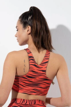 RAD Lover Reversible Top - Tiger/Black -Pole Dance Clothing Shop DSCF0351