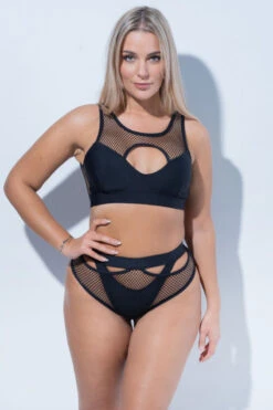 RAD Araphel Top - Black -Pole Dance Clothing Shop DSCF4715