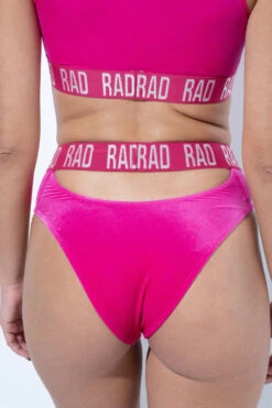 RAD Bahari Shorts - Velvet Fuchsia -Pole Dance Clothing Shop DSCF5662