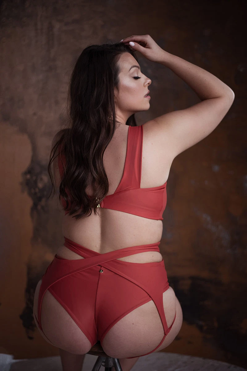 Sway Candice Shorts - Rusty Jasper 1 Sway Candice Shorts - Rusty Jasper