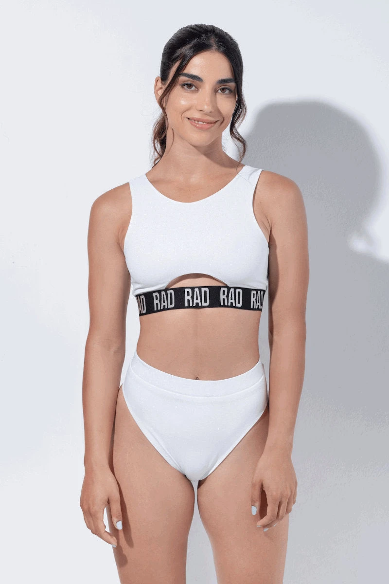 RAD Bahari Top - White Glitter 3 RAD Bahari Top - White Glitter - Image 3