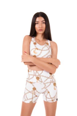 Pole Addict Biker Shorts - Aida Blanco -Pole Dance Clothing Shop DSC 6269