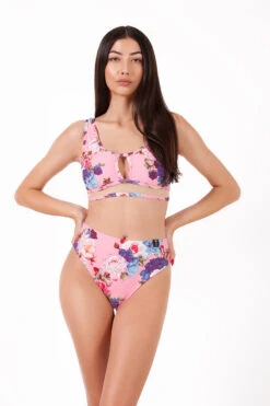 Pole Addict Mona High Leg Bottoms - Peony -Pole Dance Clothing Shop DSC 6368 2ecc0775 4101 4e6f aeb2 f1e4a0149e2b