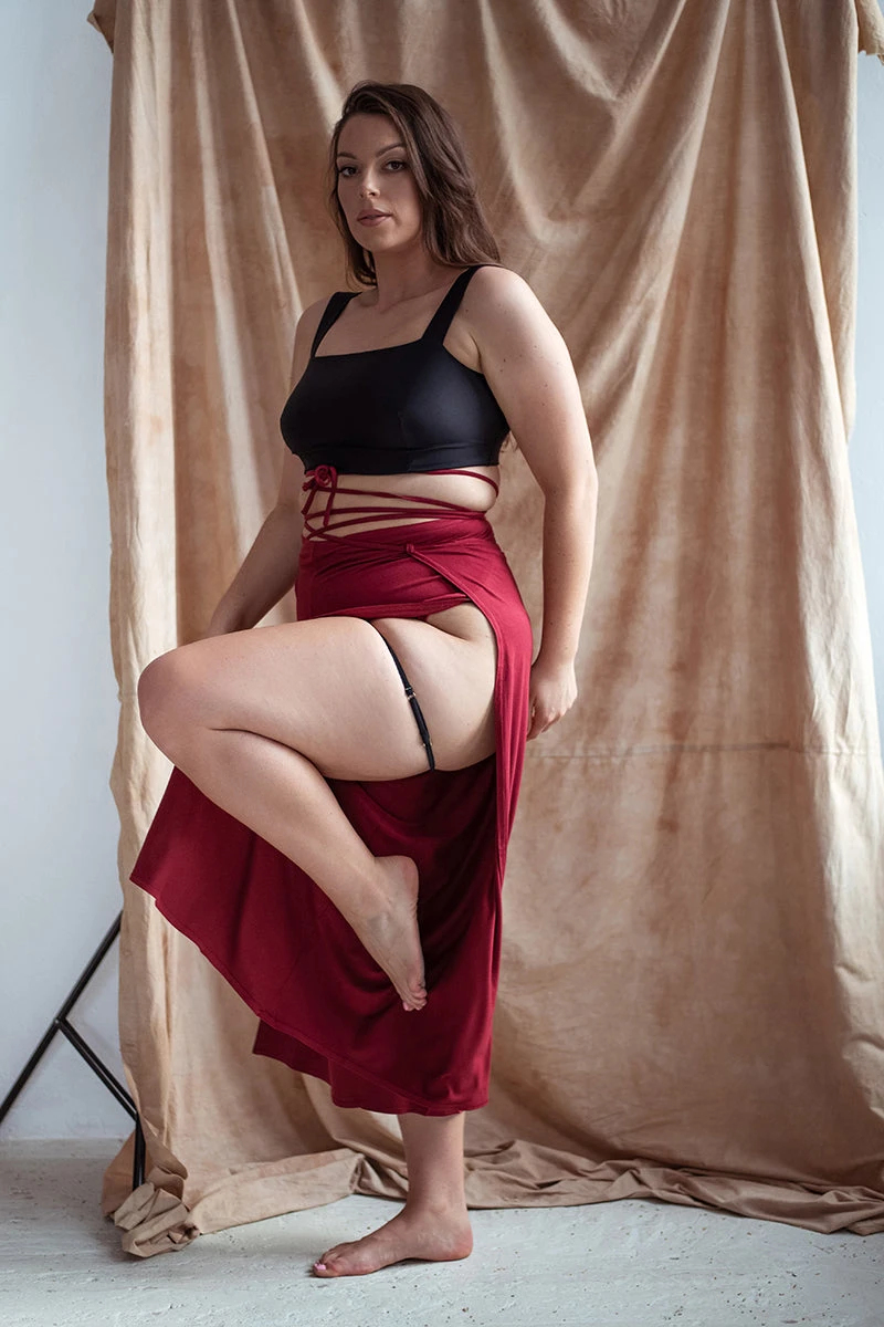 Sway Namasway Pants - Burgundy 2 Sway Namasway Pants - Burgundy - Image 2