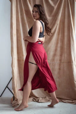 Sway Namasway Pants - Burgundy 7 Sway Namasway Pants - Burgundy -Pole Dance Clothing Shop DSC 6969