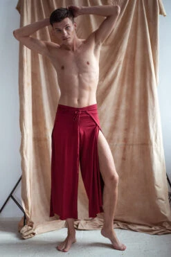 Sway Namasway Pants - Burgundy 8 Sway Namasway Pants - Burgundy -Pole Dance Clothing Shop DSC 6987