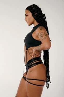 CXIX Dopamine Garter Top -Black 6 CXIX Dopamine Garter Top -Black -Pole Dance Clothing Shop Dopamine garter top black cxix feleing high bottoms 873da112 0767 4b0a 8144 e16f9d274449