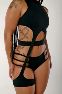 CXIX Dopamine Solo Garter Top -Black -Pole Dance Clothing Shop Dopamine solo garter top black cxixdropping low bottoms5 c8bdab8f bf47 4905 a390 7229a422860b