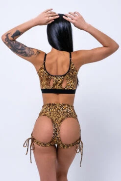 Sorte Full Moon Top - Snake-Leopard -Pole Dance Clothing Shop FULLMOON20 aa71f254 3719 466f 9380 1aa787e3b952