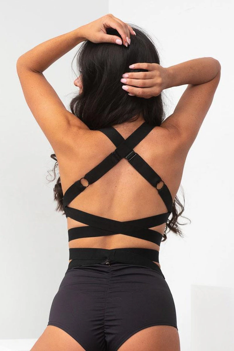 Lunalae Fallon Top - Recycled Black 5 Lunalae Fallon Top - Recycled Black - Image 5