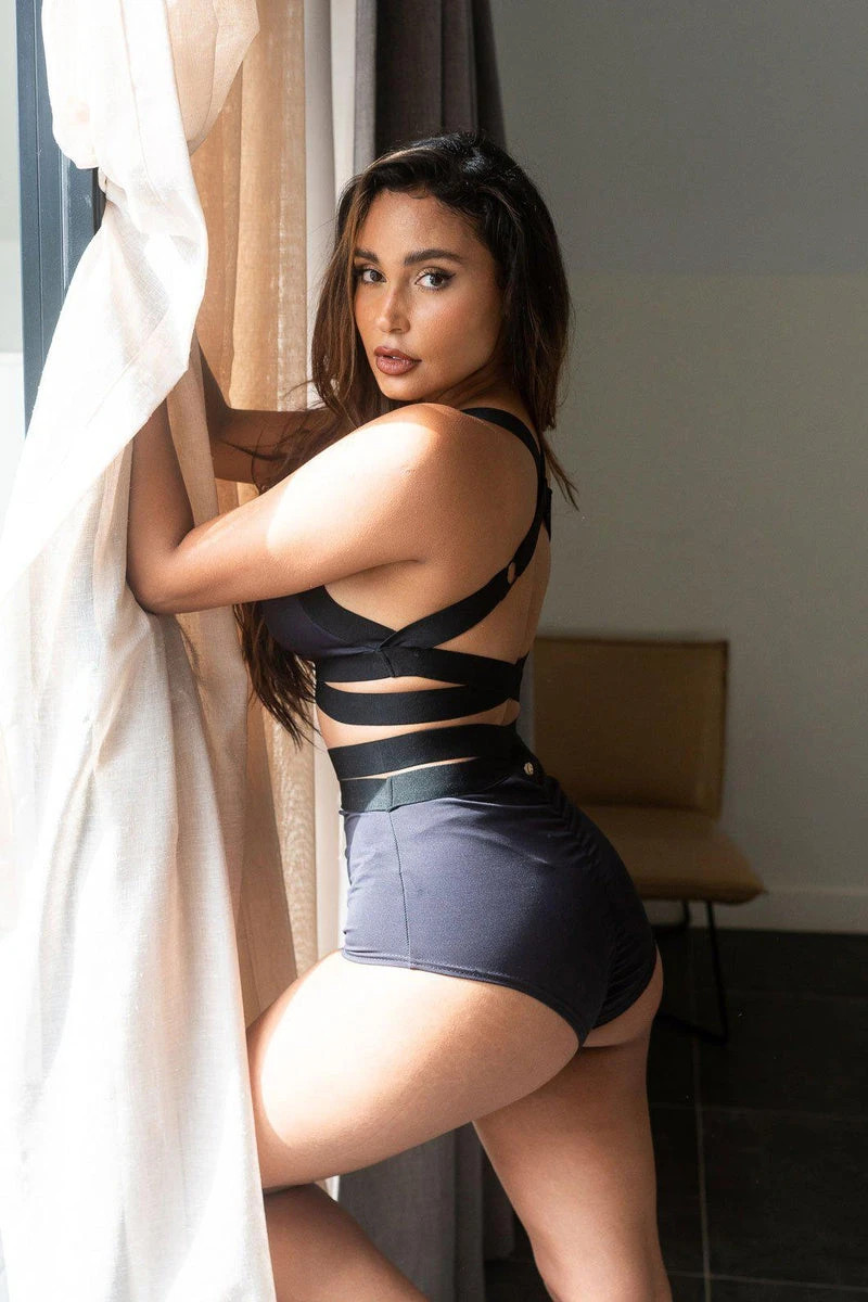 Lunalae Fallon Top - Recycled Black 6 Lunalae Fallon Top - Recycled Black - Image 6