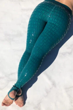CXIX Gecko Grip Leggings - Teal -Pole Dance Clothing Shop Gecko teal2 1