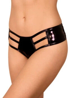 Cleo The Hurricane Heroine Liquid Skanky Pants - Black