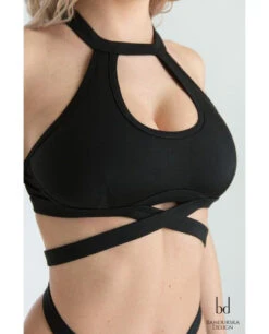 Bandurska Harumi Top - Black -Pole Dance Clothing Shop Harumi4 571x707 2