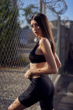 Hamade Activewear O-Ring Cycling Shorts - Black 17 Hamade Activewear O-Ring Cycling Shorts - Black -Pole Dance Clothing Shop HighNeckMeshStripeTop4 7d465fb3 4040 4cb1 9f6d b56f1e81cb4d