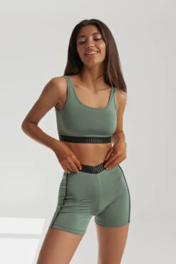 HotCakes Polewear Sport Biker Bottoms - Sage -Pole Dance Clothing Shop HotCakes 70992 1081x1620 b7c2edc3 0ce4 4286 9a11 1102ff40039c