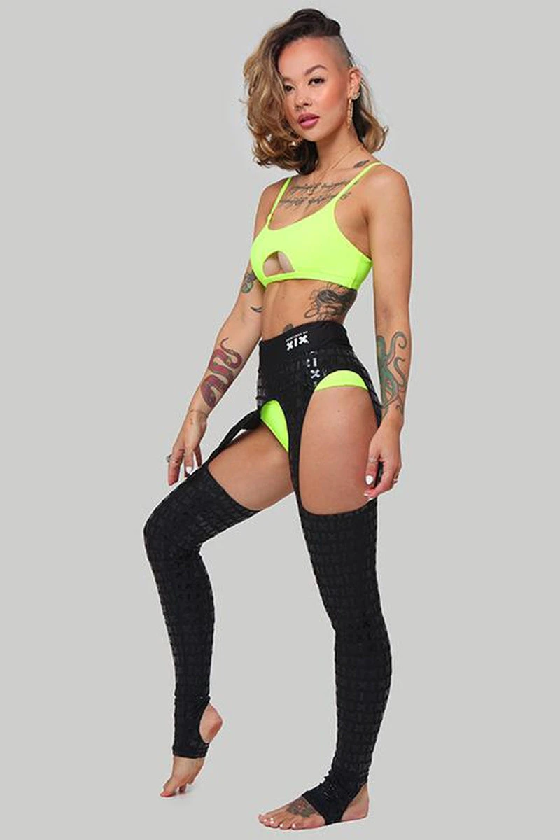 CXIX Gecko Grip Cowgirl Leggings - Black 5 CXIX Gecko Grip Cowgirl Leggings - Black - Image 5