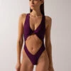Shark Polewear Benita Bodysuit - Plum