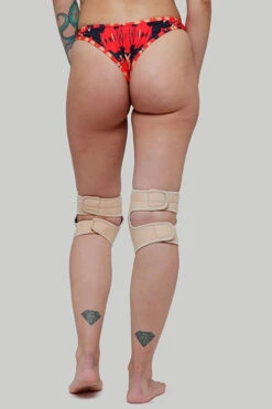 CXIX Velcro Kneepads - Sand -Pole Dance Clothing Shop IMG 1710 LOW