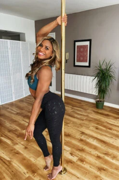 The Enviro Co. Sticky Grippy Leggings - Black -Pole Dance Clothing Shop IMG 3496 1