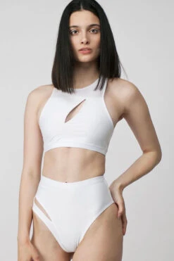 FANNA Gamma Top - White -Pole Dance Clothing Shop IMG 5508