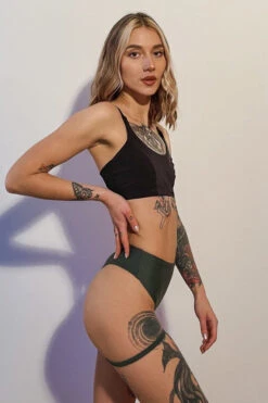 Pole Addict Bliss Top - Black -Pole Dance Clothing Shop IMG 7789