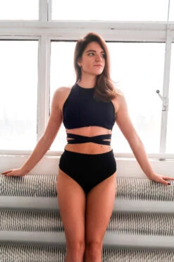 REV ACTIV Second Skin Top - Black -Pole Dance Clothing Shop IMG 7812 4