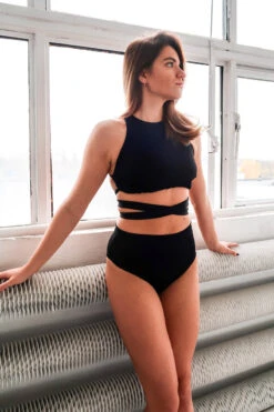 REV ACTIV Second Skin Top - Black -Pole Dance Clothing Shop IMG 7819 4