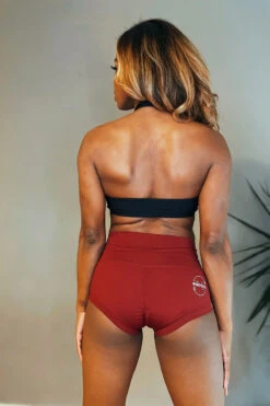 The Enviro Co. Smoove Shorts - Wine -Pole Dance Clothing Shop IMG 8085