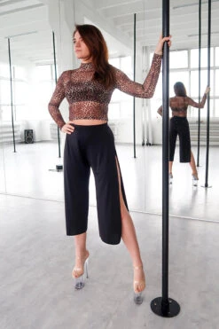 REV ACTIV Sensual Flow Pants (with Leg Slit) - Black 13 REV ACTIV Sensual Flow Pants (with Leg Slit) - Black -Pole Dance Clothing Shop IMG 8211 1 51343bc0 bbc3 402c a7cd 6960eea3ee60 1