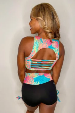 The Enviro Co. Strappy Top - Tropical Vibes -Pole Dance Clothing Shop IMG 8265 4eb9cc61 d036 458e 9afb 2011ef9244f4