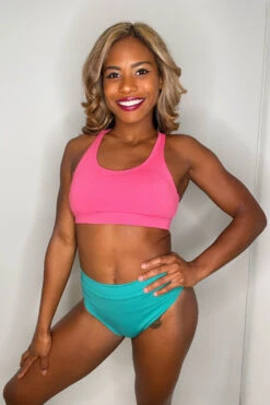 The Enviro Co. High Hip Shorts - Green 6 The Enviro Co. High Hip Shorts - Green -Pole Dance Clothing Shop IMG 8324