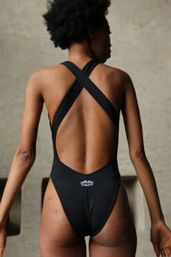 Shark Polewear Benita Bodysuit - Black 11 Shark Polewear Benita Bodysuit - Black -Pole Dance Clothing Shop IMG 9052