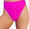 Cleo The Hurricane High Rider Hot Pants - Hot Pink
