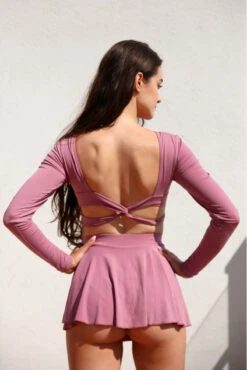 REV ACTIV Twist Top - Soft Berry 7 REV ACTIV Twist Top - Soft Berry -Pole Dance Clothing Shop IMG 9975 42513bae 4084 4363 914a 1dceeb777ddd