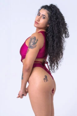 Sorte Infinity Bodysuit - Reversible Poppy Red 14 Sorte Infinity Bodysuit - Reversible Poppy Red -Pole Dance Clothing Shop INFINITY Red Pink 2