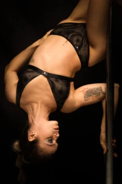 RAD Constellations Hydra Top - Black -Pole Dance Clothing Shop KXH25897