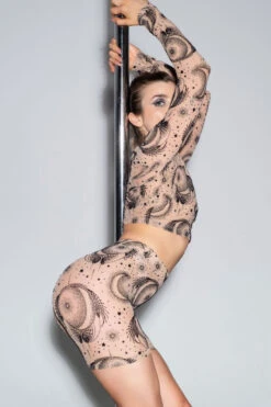 RAD Constellations Phoenix Top - Sand -Pole Dance Clothing Shop KXH26878