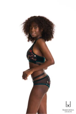 Bandurska Kamala Top - Red Floral -Pole Dance Clothing Shop Kamala4 4dc226fd 4933 4e3b 9e86 337025dfe5c3