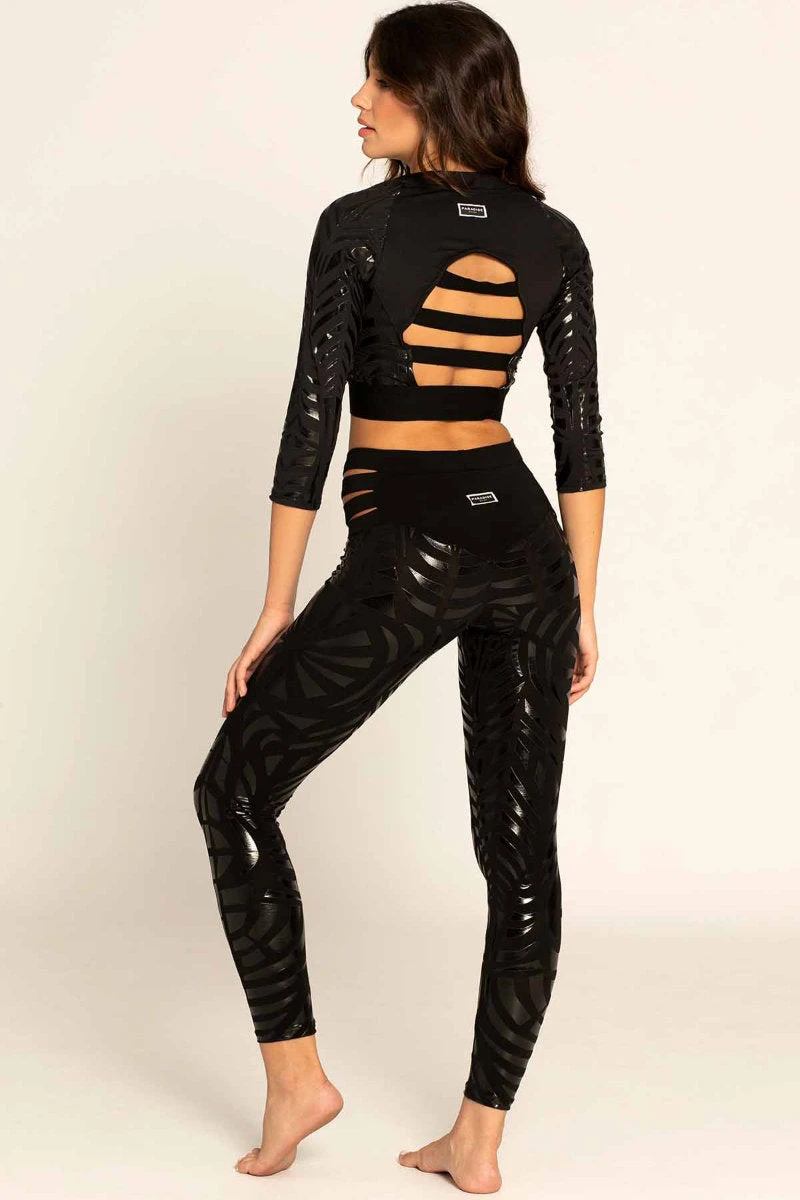 Paradise Chick Superhero Series Extra Sticky Leggings - Aztec 4 Paradise Chick Superhero Series Extra Sticky Leggings - Aztec - Image 4