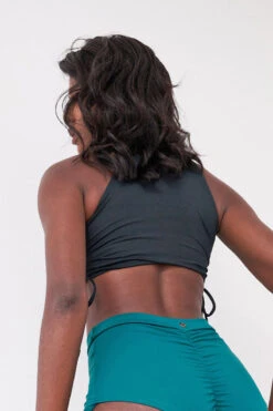 Lunalae Maria Top - Recycled Black -Pole Dance Clothing Shop Luna Lae 11 0546